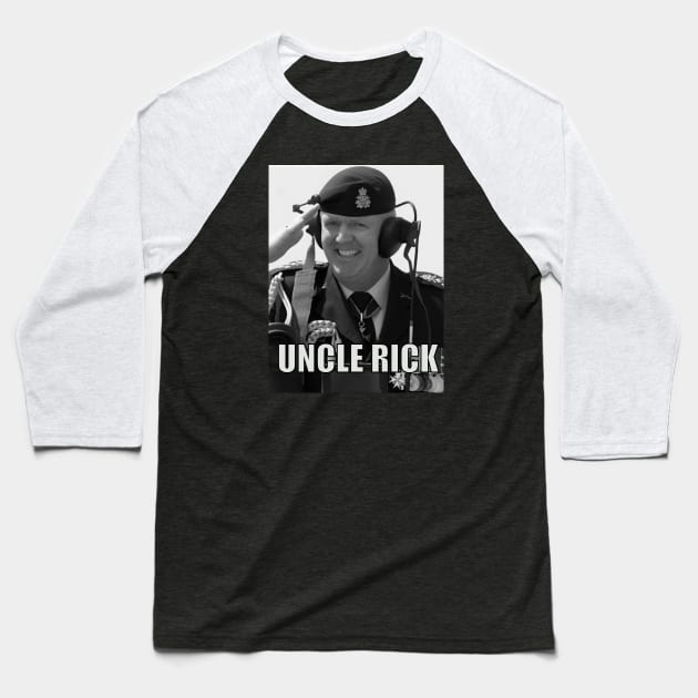 Uncle Rick Baseball T-Shirt by CorporalNewsNetwork